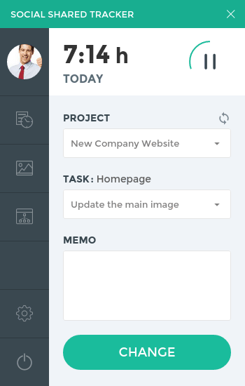 SocialShared Tracker